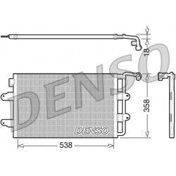 DENSO DCN32026 skraplacz klimatyzacji VW