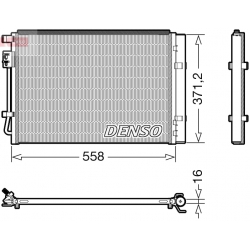 DENSO DCN41015 skraplacz klimatyzacji HYUNDAI