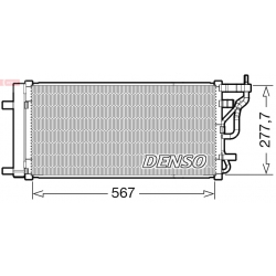 DENSO DCN41024 skraplacz klimatyzacji HYUNDAI