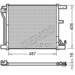 DENSO DCN46018 skraplacz klimatyzacji NISSAN