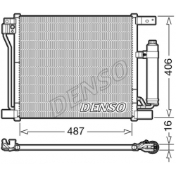 DENSO DCN46021 skraplacz klimatyzacji NISSAN