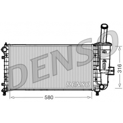 DENSO DRM09102 chłodnica silnika FIAT